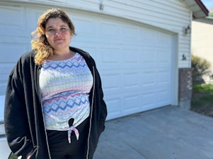caption: Autumn Hendry moved into the Nesting Place maternity home after she became pregnant, but she wasn't allowed to stay after she began using meth and alcohol again.