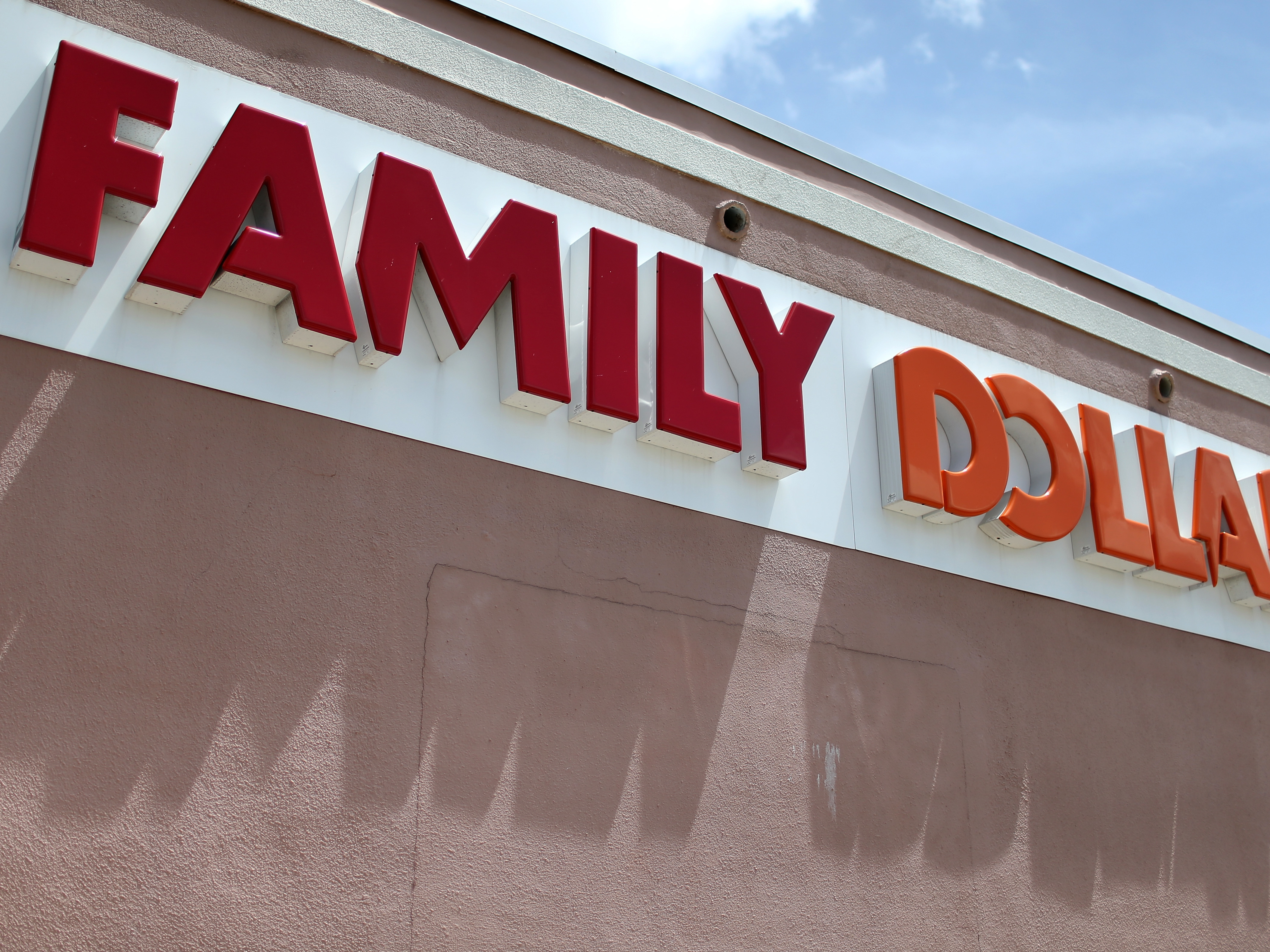caption: Family Dollar says it is recalling six Colgate products sold at stores across 11 different states because of the products being stored outside of recommended temperature requirements. Here, a Family Dollar store is seen on July 28, 2014 in Hollywood, Fla.
