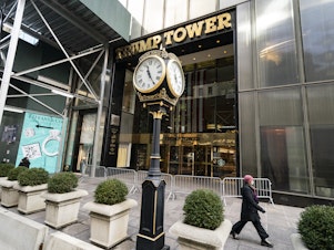 caption: The Trump Organization is headquartered in New York's Trump Tower. The New York attorney general is now investigating the Trump Organization "in a criminal capacity" along with the Manhattan district attorney.