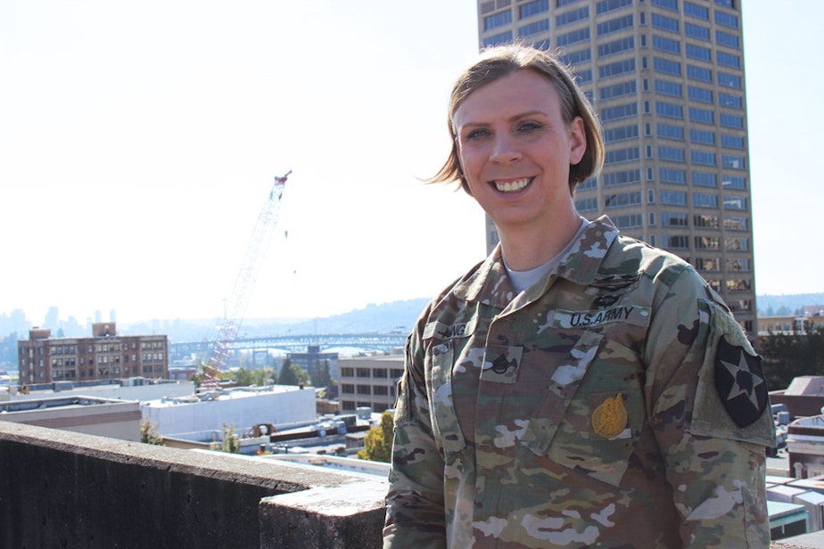 caption: Staff Sgt. Patricia King serves at Joint Base Lewis-McChord