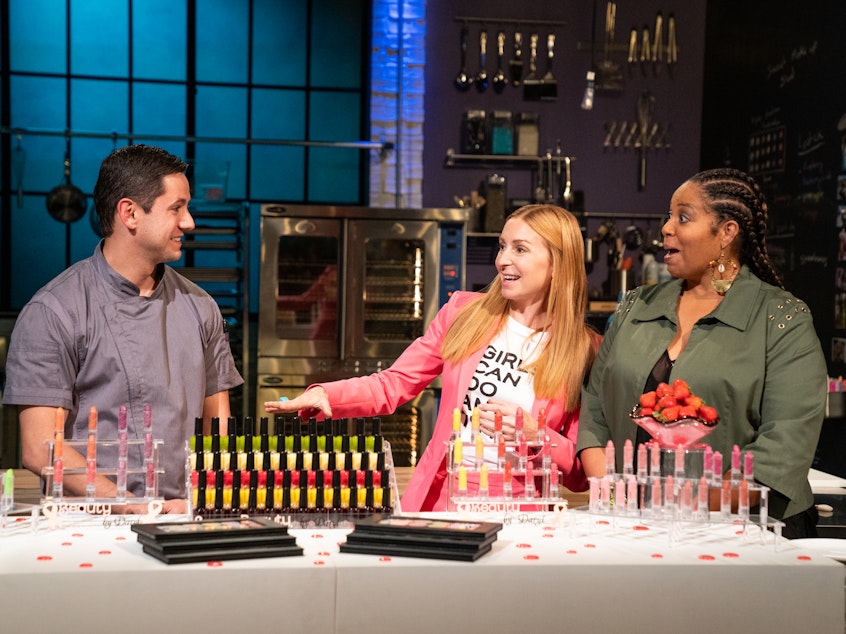 caption: Hosted by Christina Tosi of Milk Bar, Netflix's <a href="https://www.netflix.com/title/81218438"><em>Bake Squad</em></a> asks four professional bakers to create an epic dessert for a special occasion in each episode.