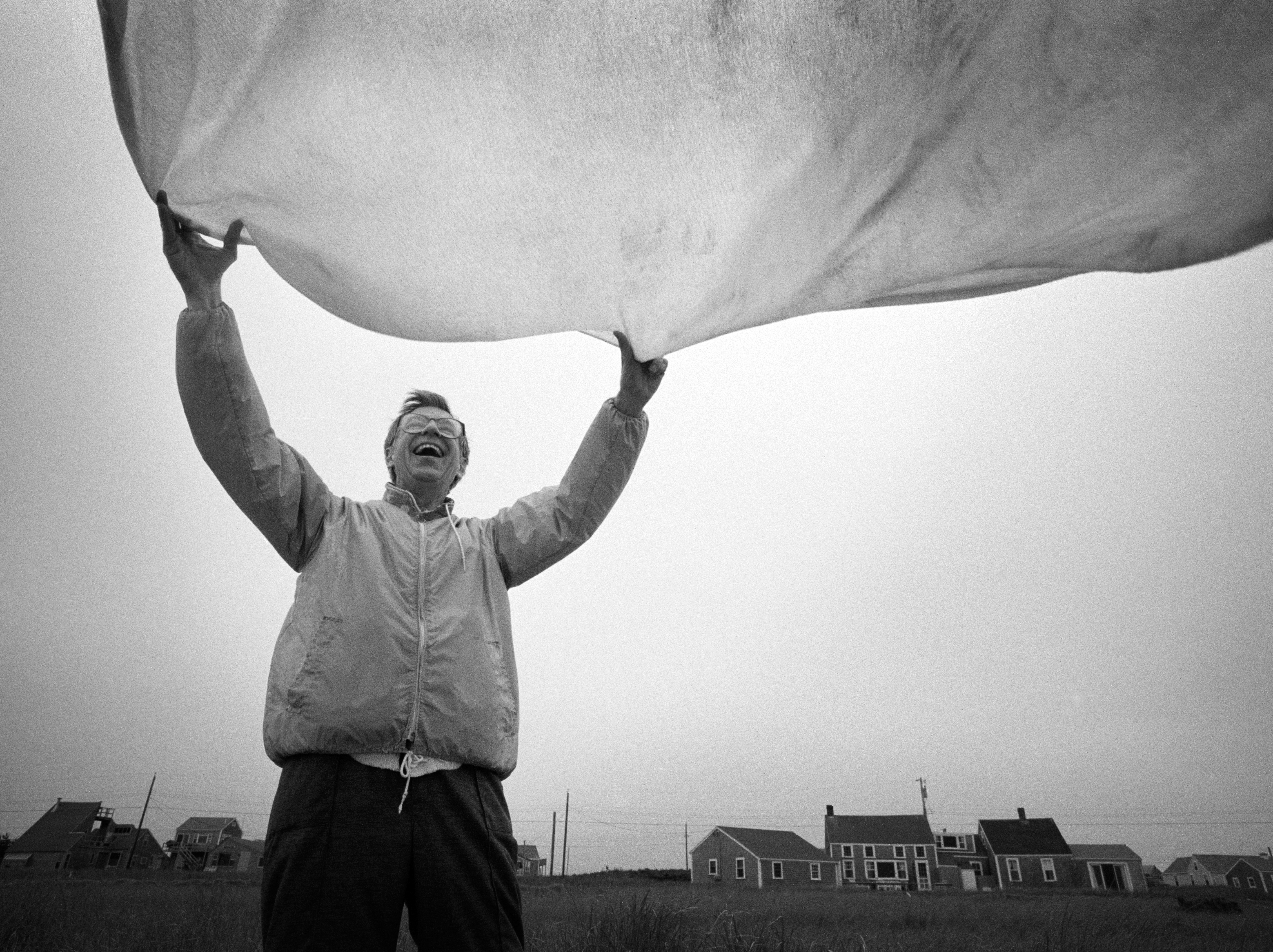 caption: Fred Rogers was very playful and exhibited a child's energy and curiosity in almost everything he did, according to photographer Lynn Johnson.