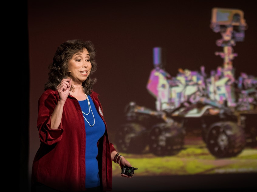 Nagin Cox speaks at TEDxBeaconStreet 2016. Photo: John Werner http://www.johnwernerphotography.com/Commnuity/TEDxBeaconStreetPix/TEDxBeaconStreet-2016