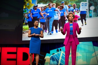 T. Morgan Dixon and Vanessa Garrison speak at TED2018