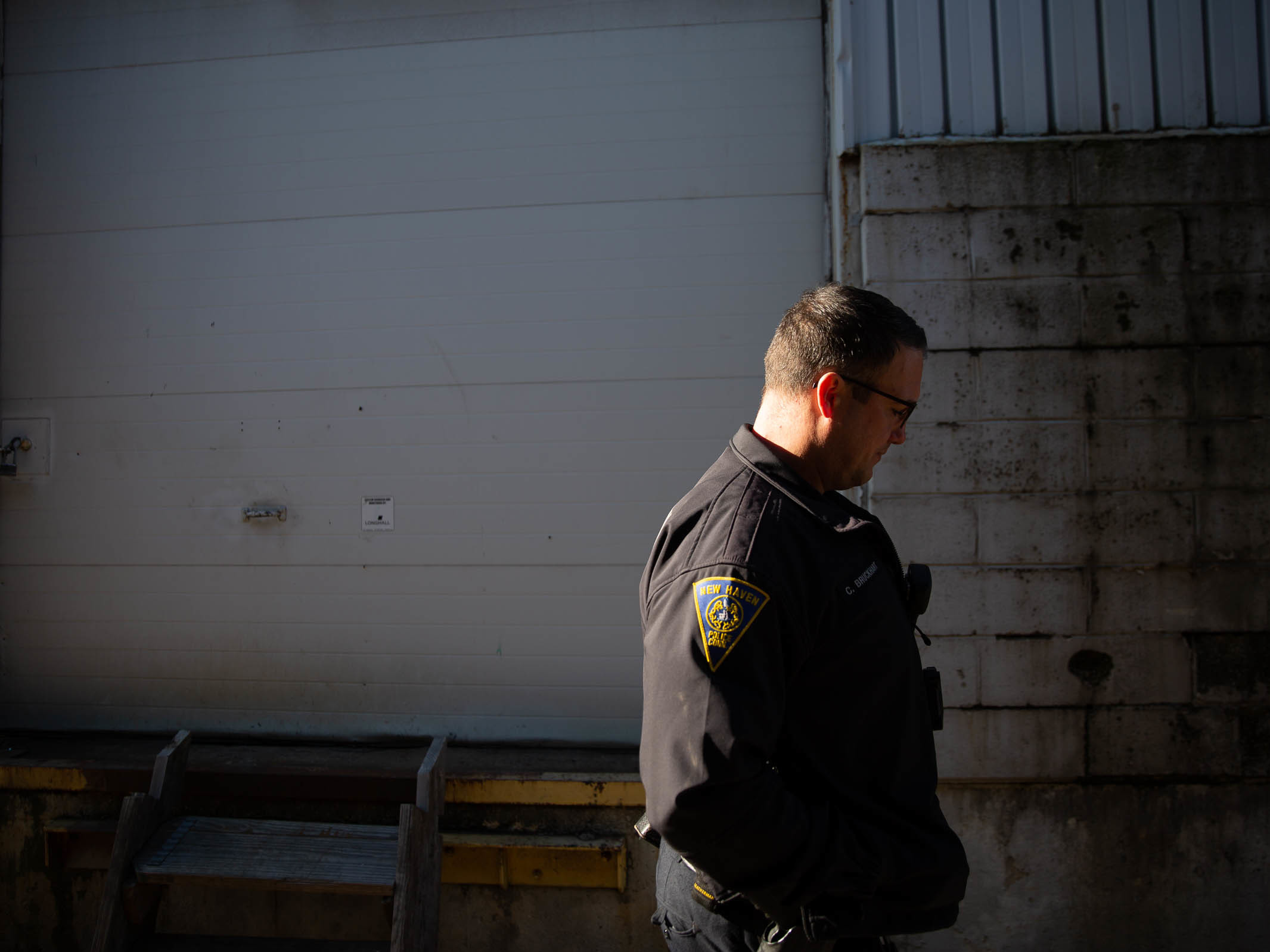 caption: There are supposed to be six officers patrolling Bruckhart's territory, but there are days when there are half that.