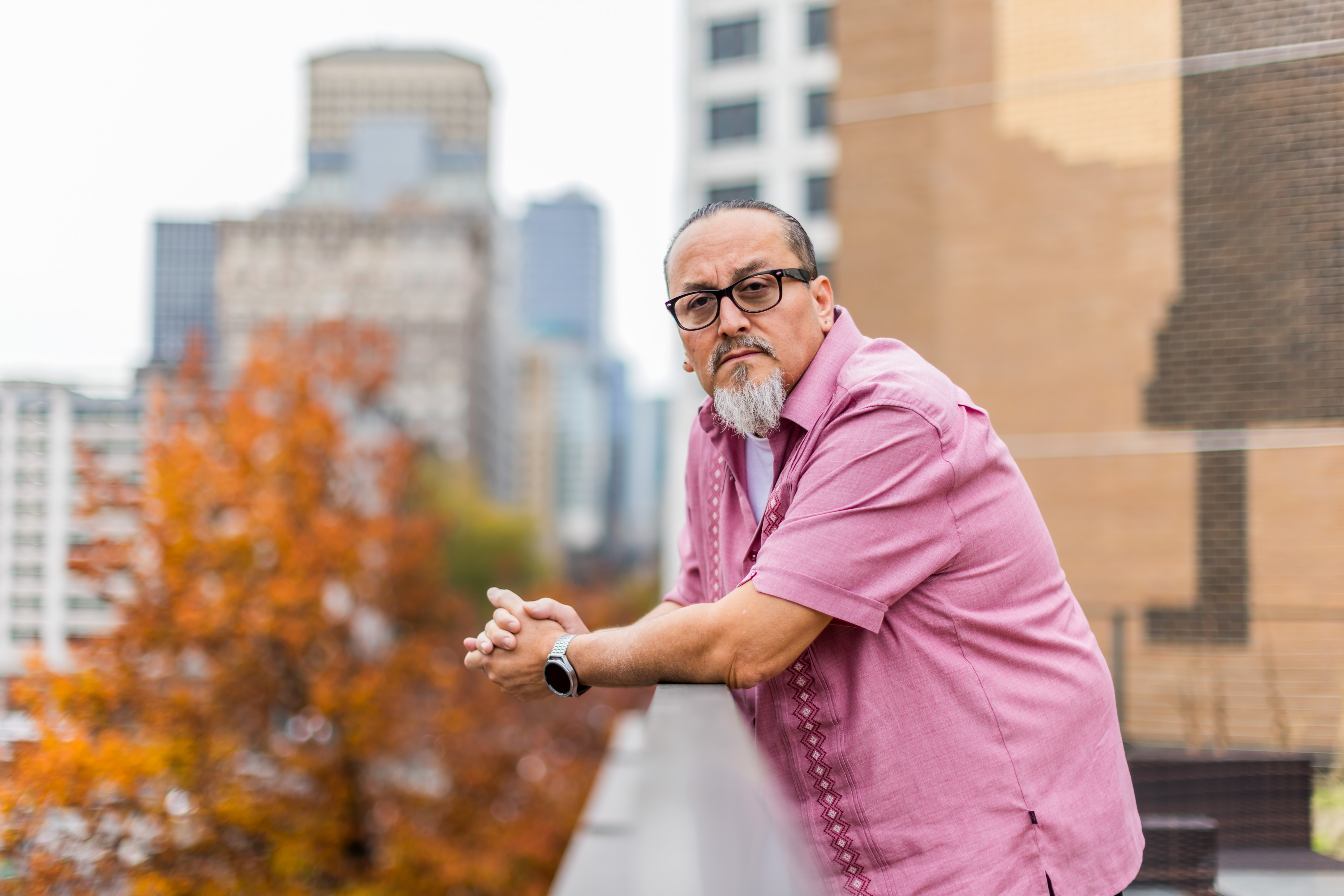 caption: Derrick Belgarde, executive director of the Chief Seattle Club, says harsh treatment of Native American children, like he experienced, in the legal system hampers their abilities to succeed as adults. 
