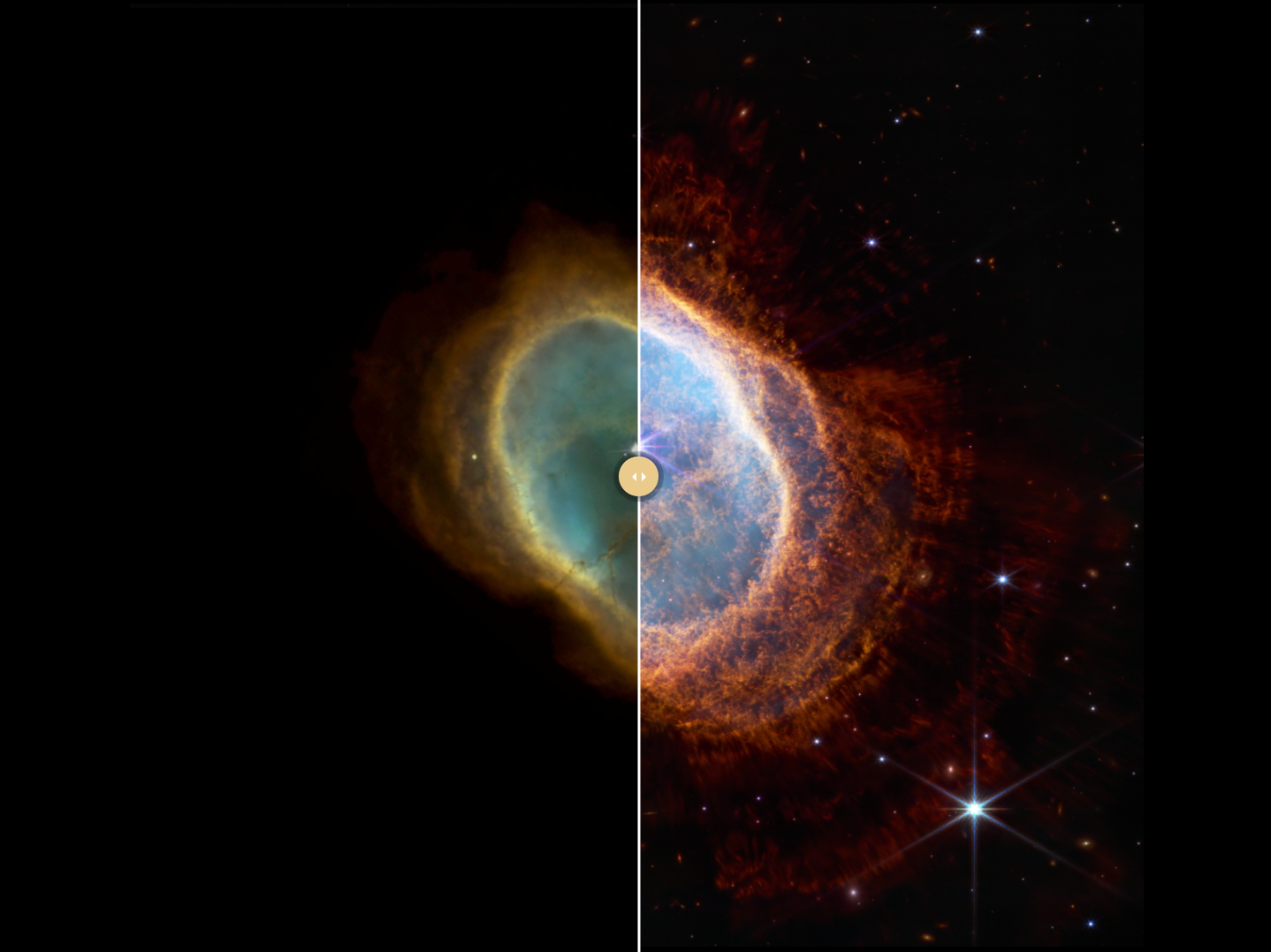 ring nebula from hubble space pictures