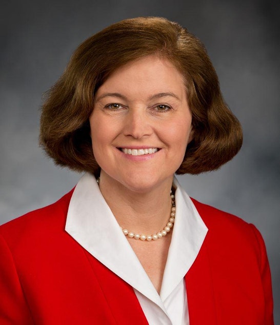 caption: Democratic state Sen. Christine Rolfes is sponsoring legislation this year to address health insurance company surpluses and rate increases.