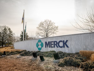caption: Merck & Co. headquarters in Kenilworth, N.J. United Nations-backed Medicines Patent Pool reached an agreement with Merck and its partner Ridgeback Biotherapeutics allowing MPP to license the manufacture of molnupiravir to pharmaceutical companies across the globe.