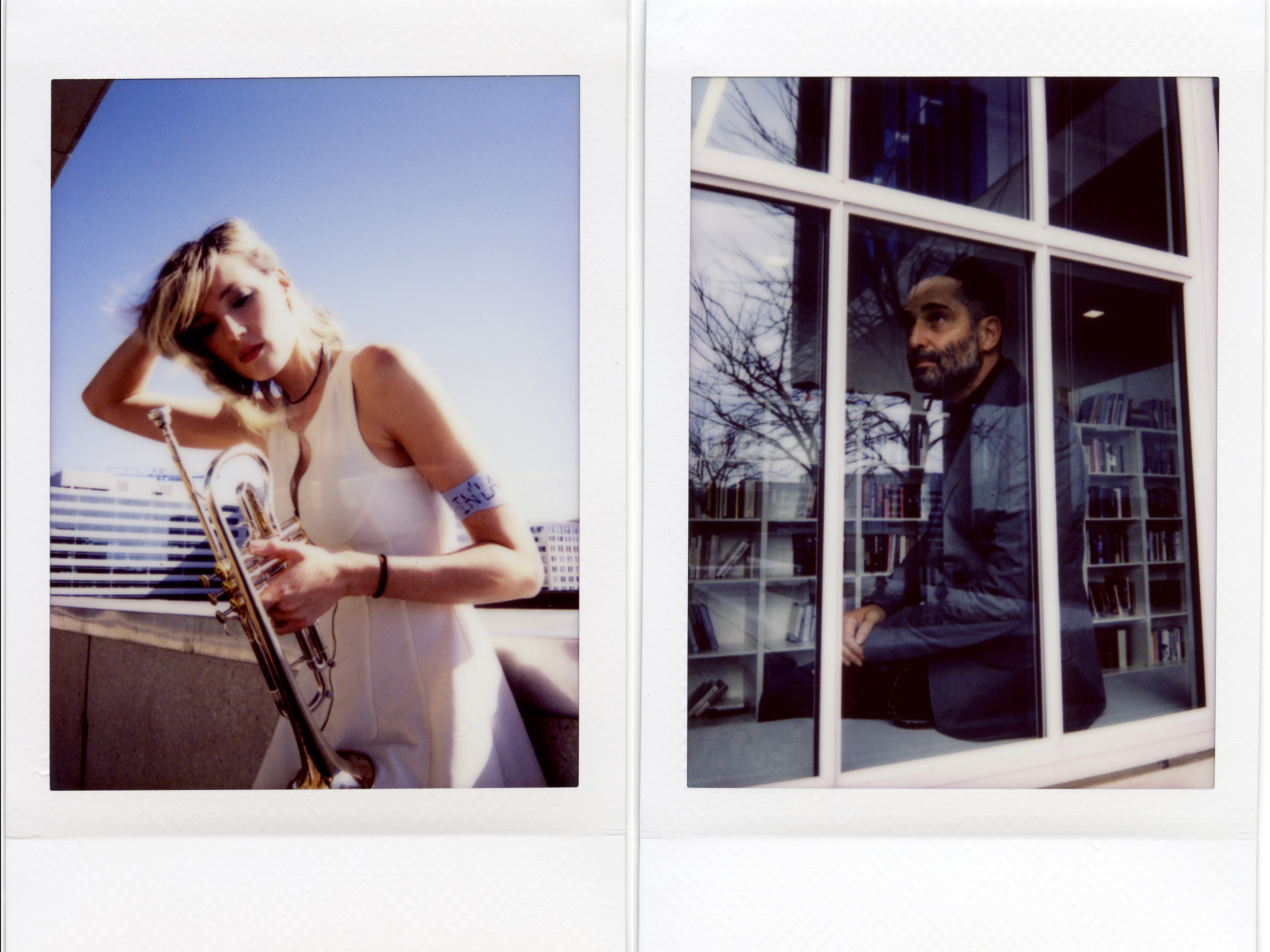 caption: Left to right: Jenny Ball of Jenny and the Mexicats, Jorge Drexler.