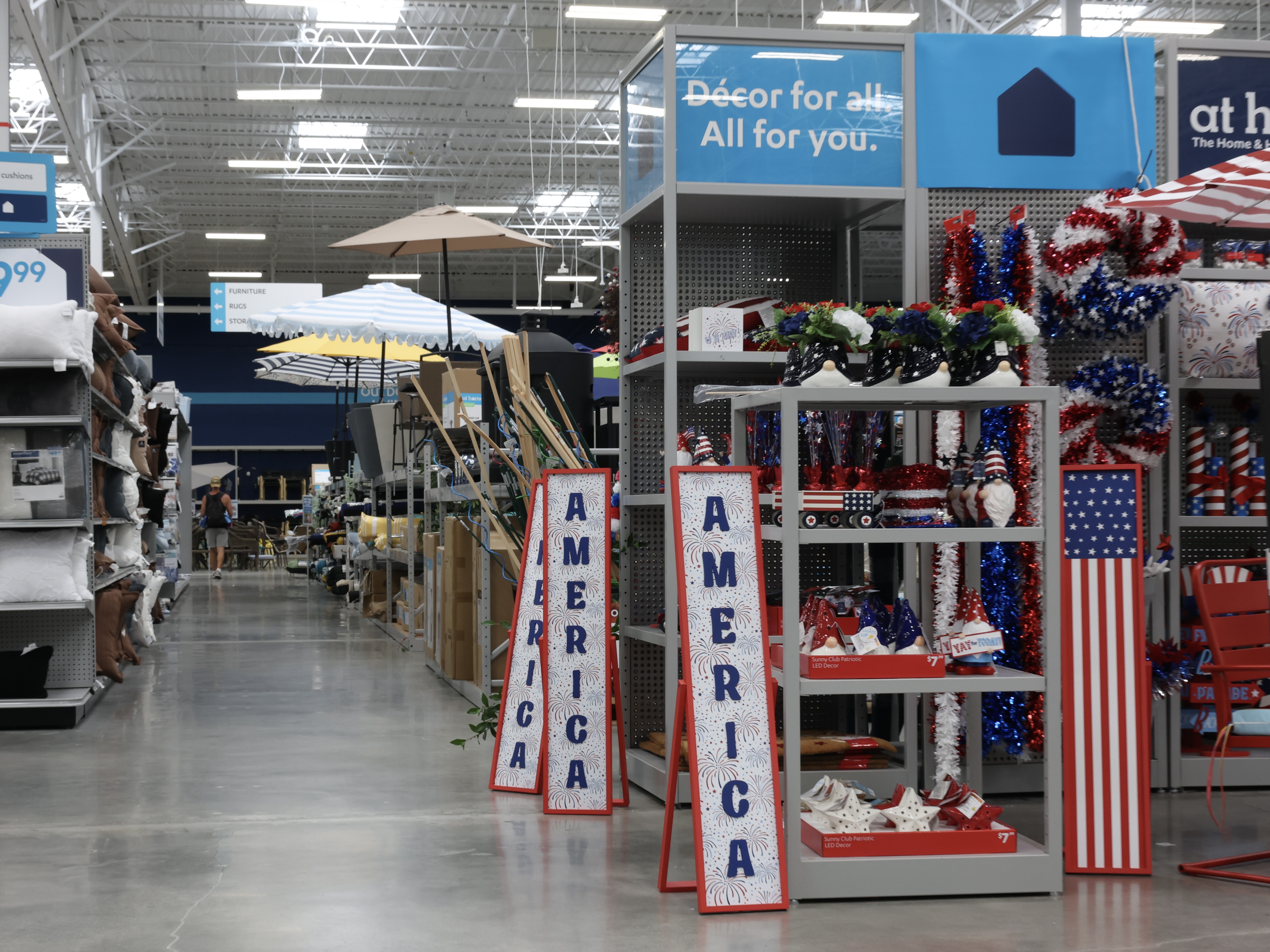 caption: The price of home furnishings rose in July, thanks in part to President Trump's tariffs. The overall cost of living rose 2.7% from a year ago, according to a report Tuesday from the Labor Department.