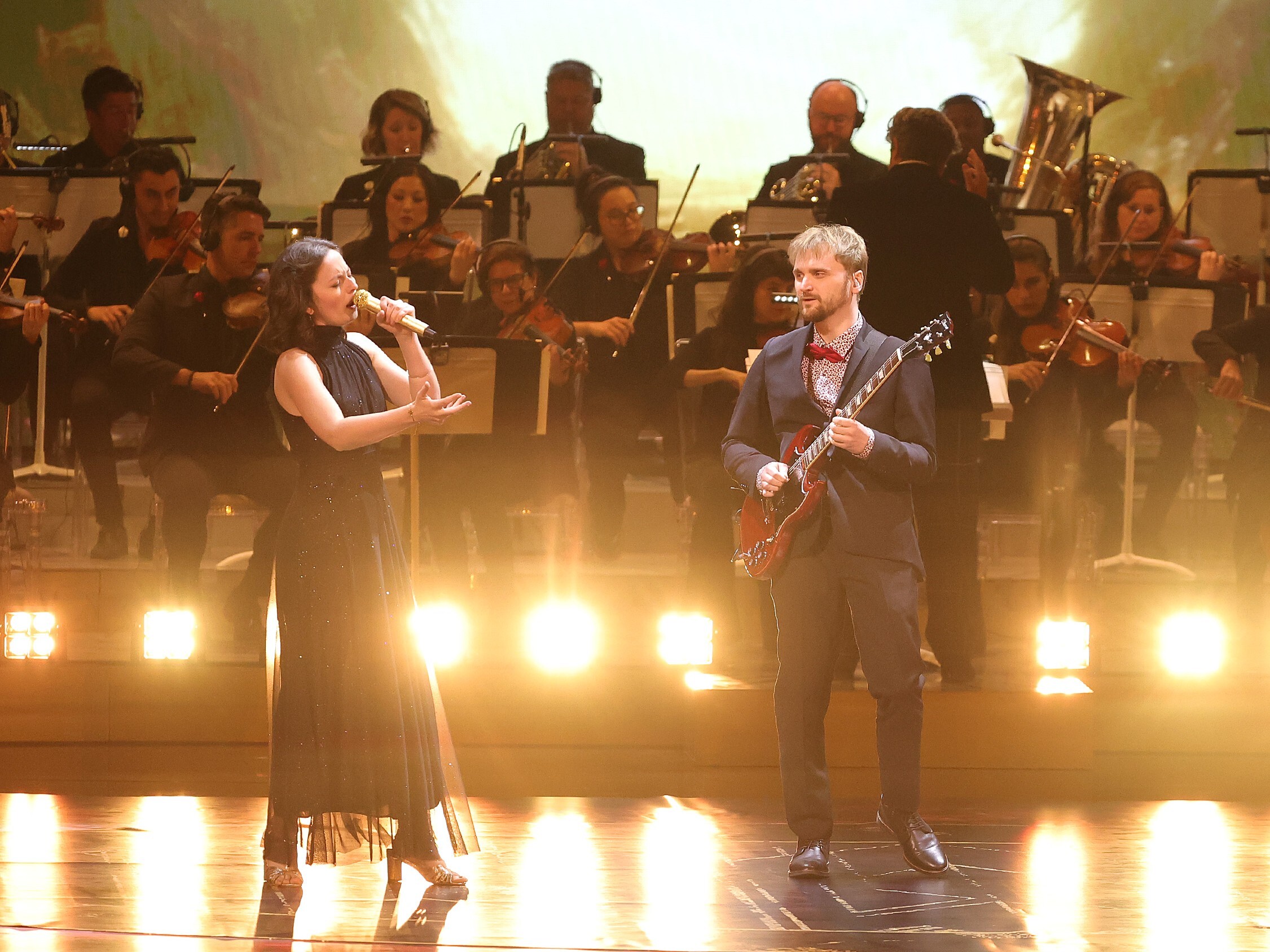 caption: Performers onstage at The Game Awards 2025 at the Peacock Theater on December 11, 2025 in Los Angeles, California.