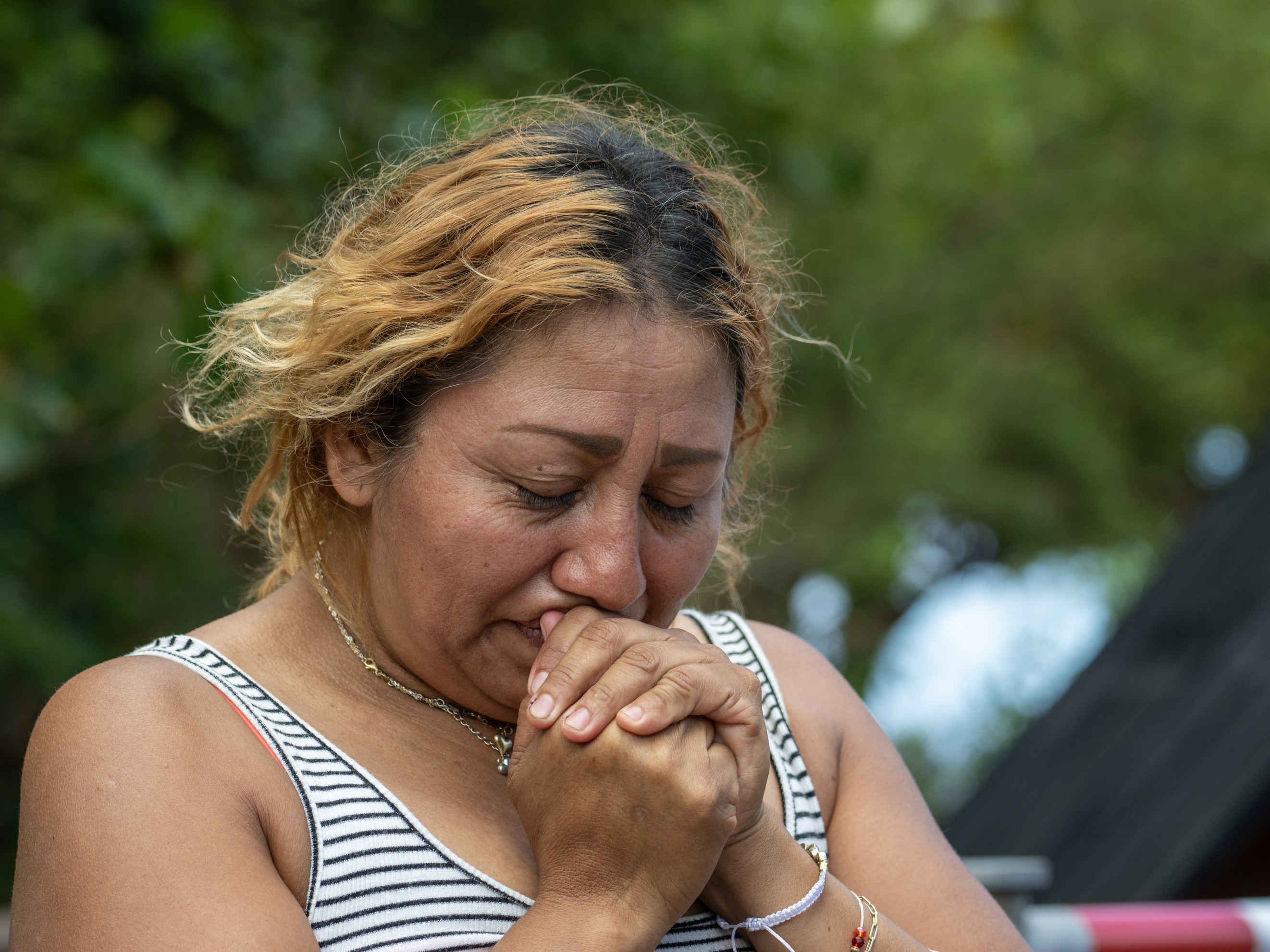 caption: Luz Vargas, 45, lost her son Kenyero Fuentes in the fire in Lahaina, Maui, on Aug. 8. He was found in the remnants of their burned home. His 15th birthday would have been this Sunday.