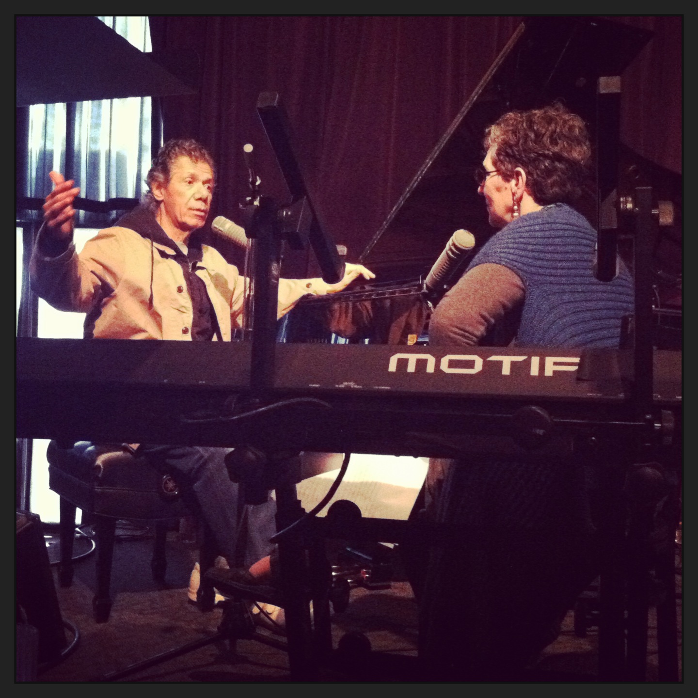 caption: Chick Corea and Marcie Sillman