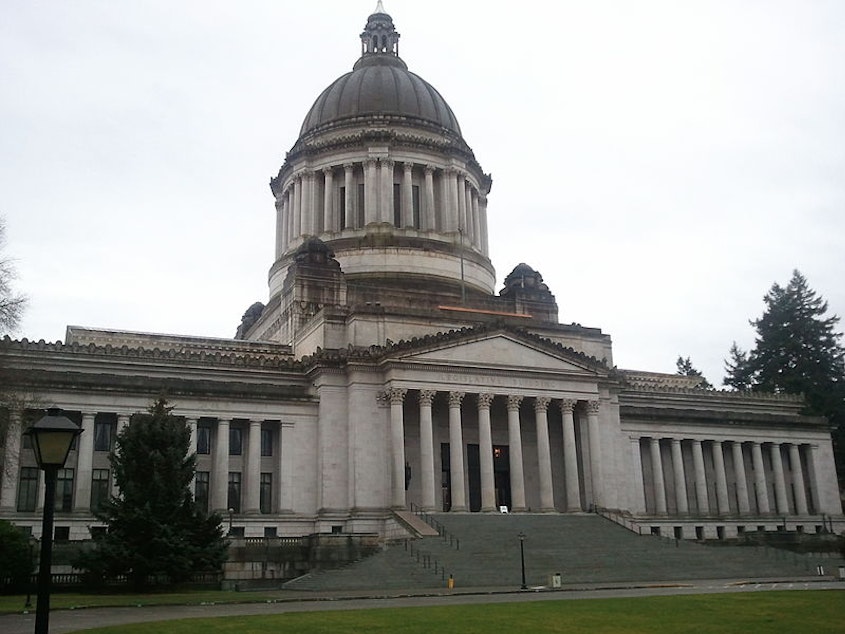 caption: Republicans are in the minority in Olympia, but have nonetheless unveiled budget blueprints for the next two years.
