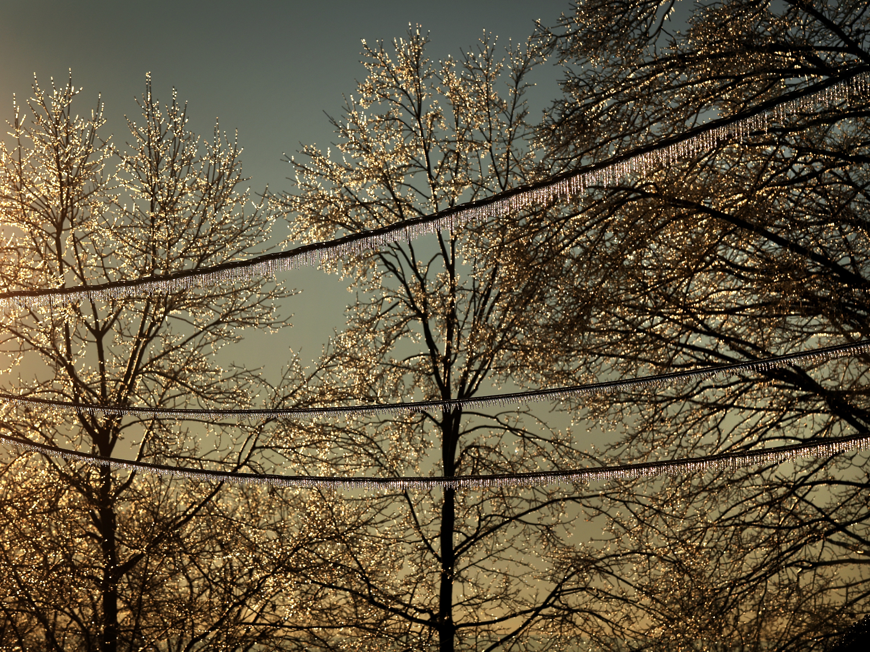 caption: Freezing rain and ice expected with this weekend's winter storm are of particular concern, forecasters say.