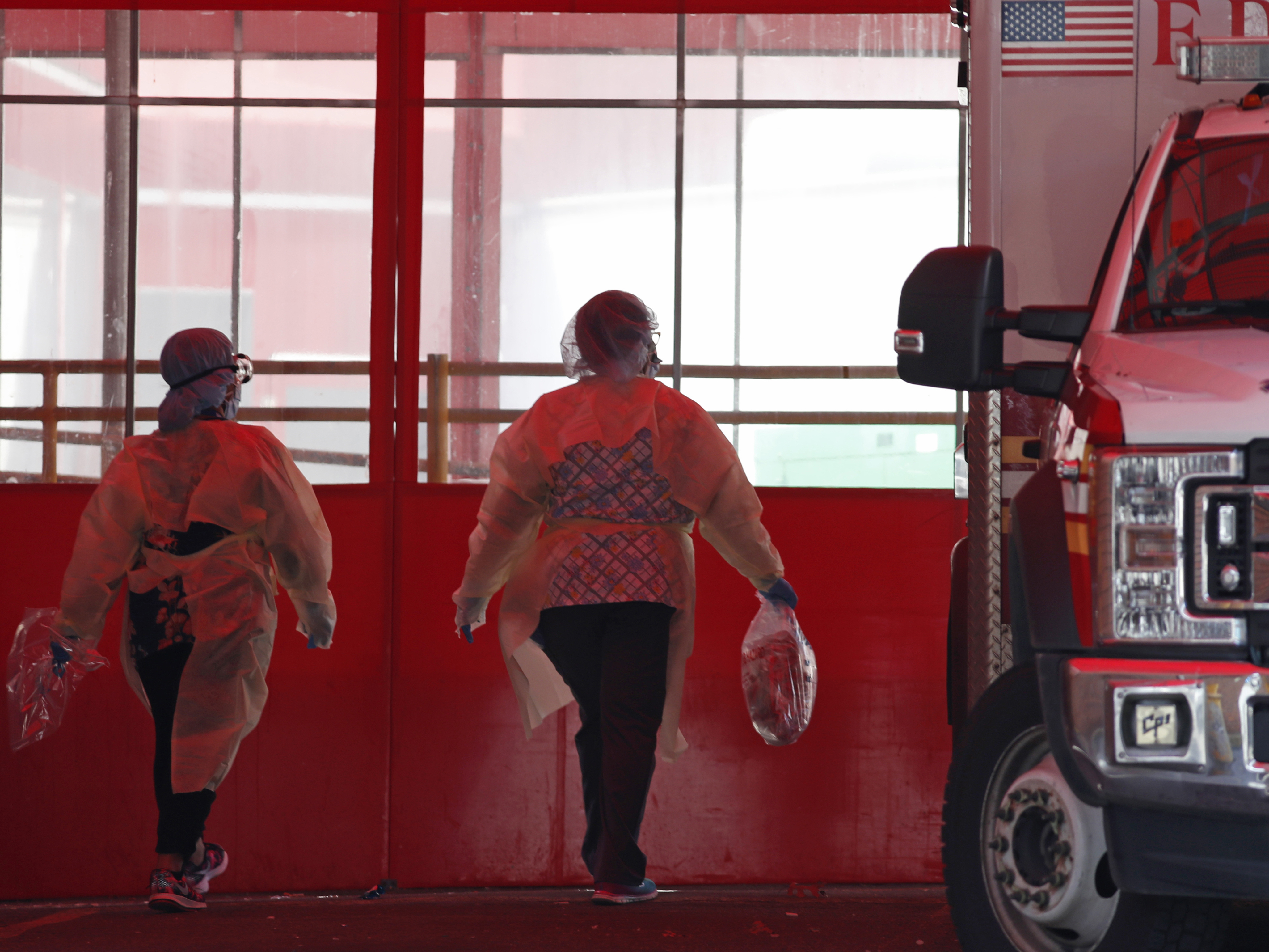caption: Elmhurst Hospital is one of four hospitals in New York City where Gov. Andrew Cuomo said workers are being tested for antibodies associated with the coronavirus.