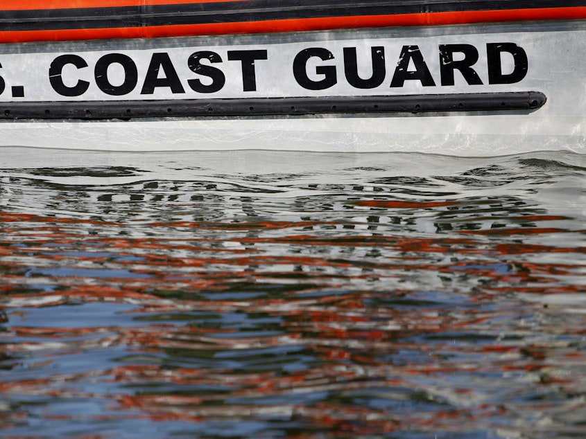 caption: The U.S. Coast Guard in Boston is conducting the search and rescue for the missing submersible.