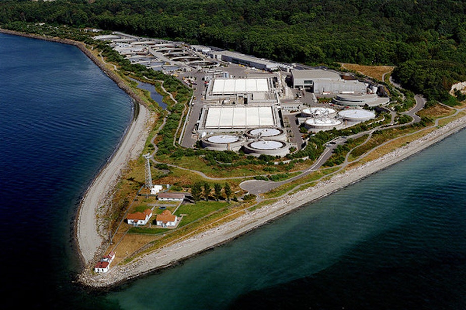 caption: King County's West Point water treatment plant.