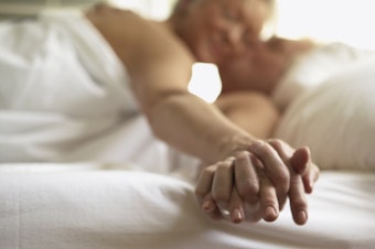 caption: Older people can enjoy great sex but it starts with believing it's possible — and communicating when you need to adapt your approach.