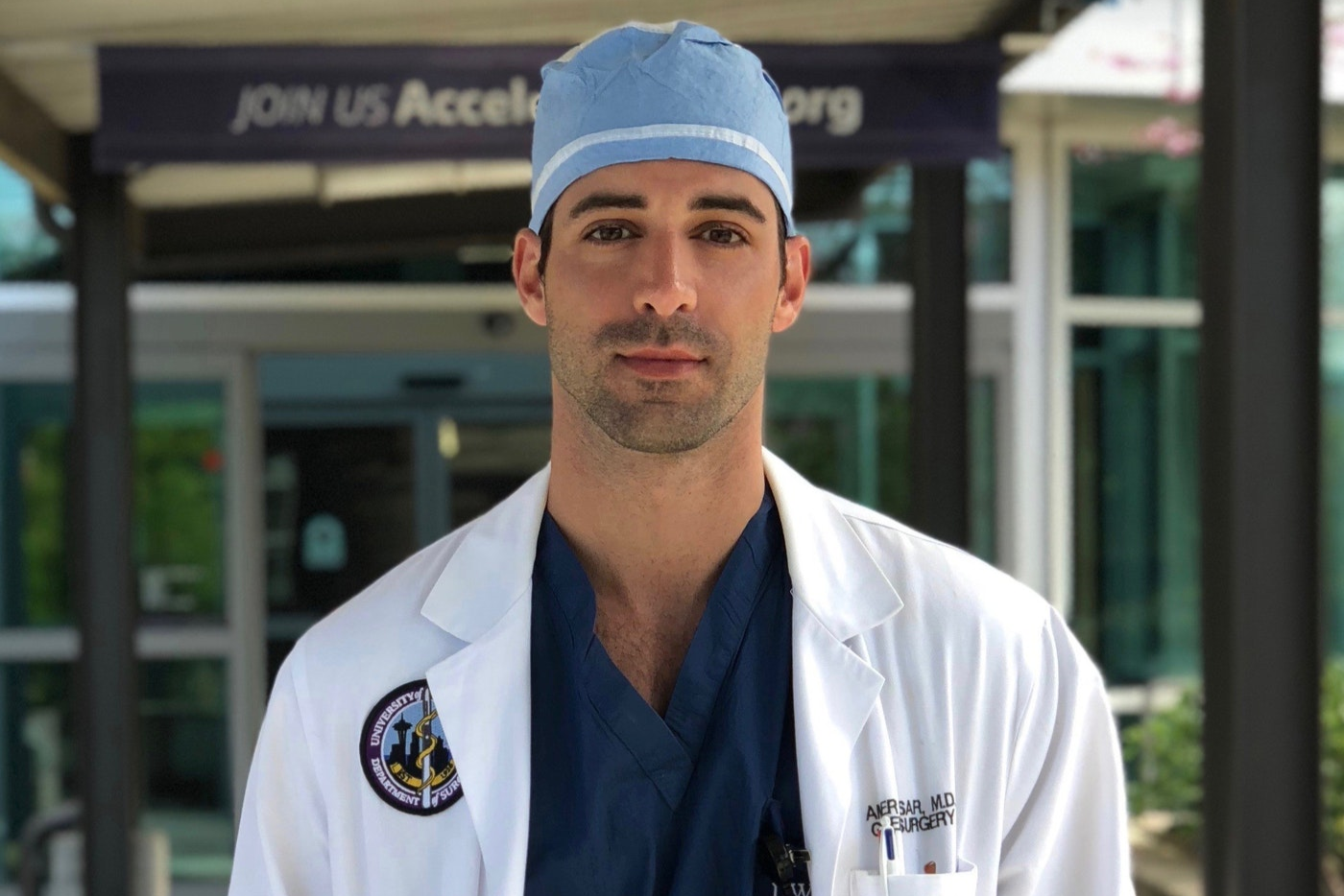 caption: Dr. Amer Nassar is a general surgery chief resident with the University of Washington