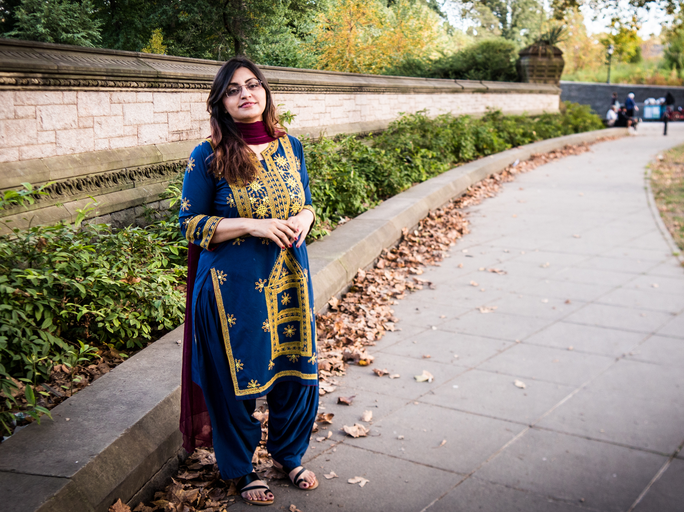 caption: Gulalai Ismail, the Pakistani activist who fled the country after being threatened for taking a stand against sexual violence perpetrated by security forces. She was photographed in Brooklyn, where she is now seeking asylum.