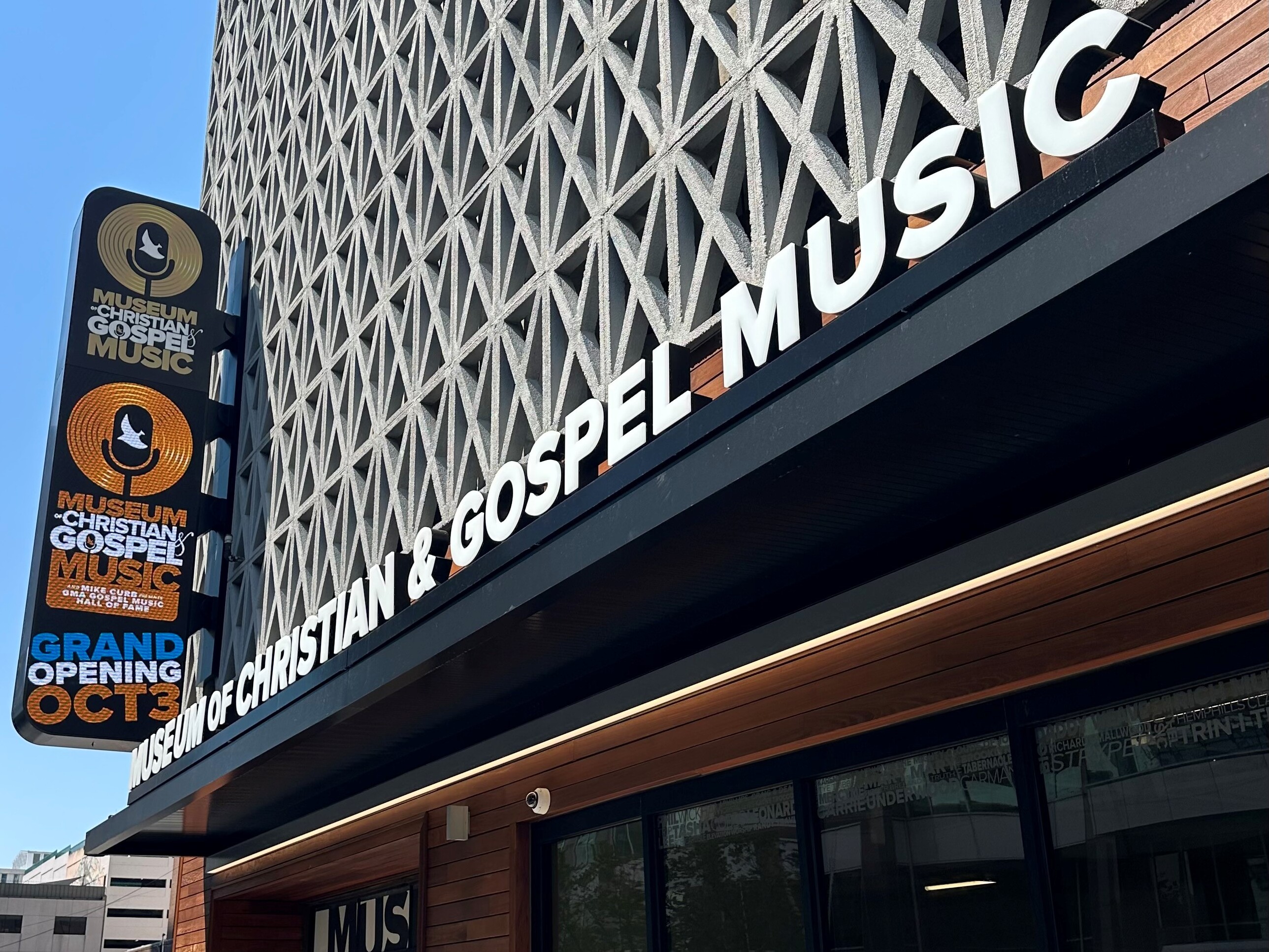 caption: The Museum of Christian &amp; Gospel Music opened this month in Nashville.