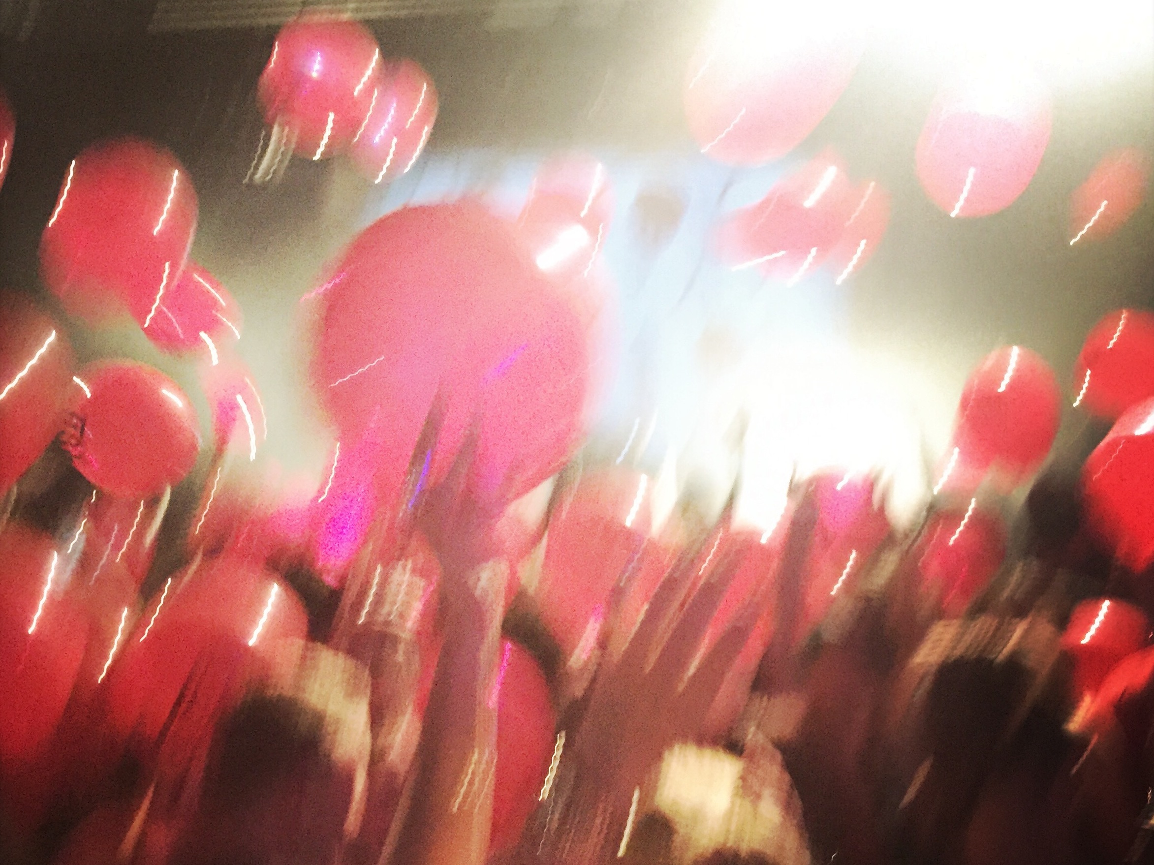 Balloons are a central feature of every Loft party.