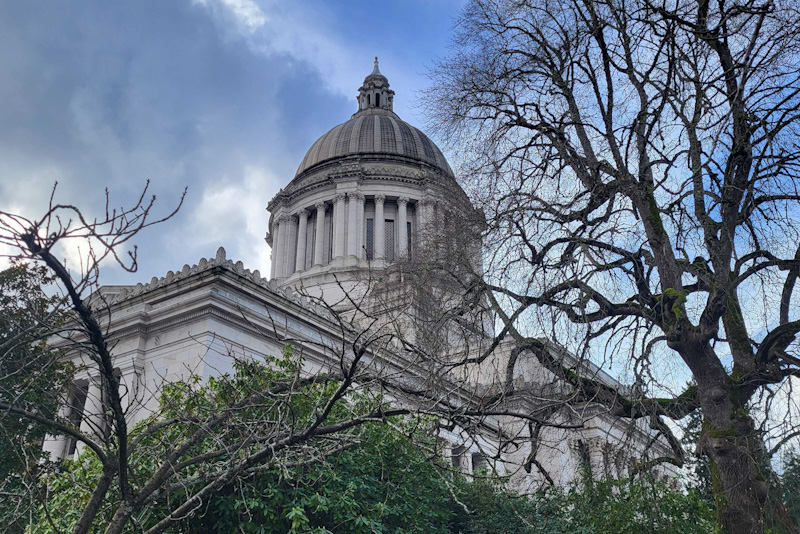 caption:  The Washington Legislative Building on Feb. 2, 2024. 