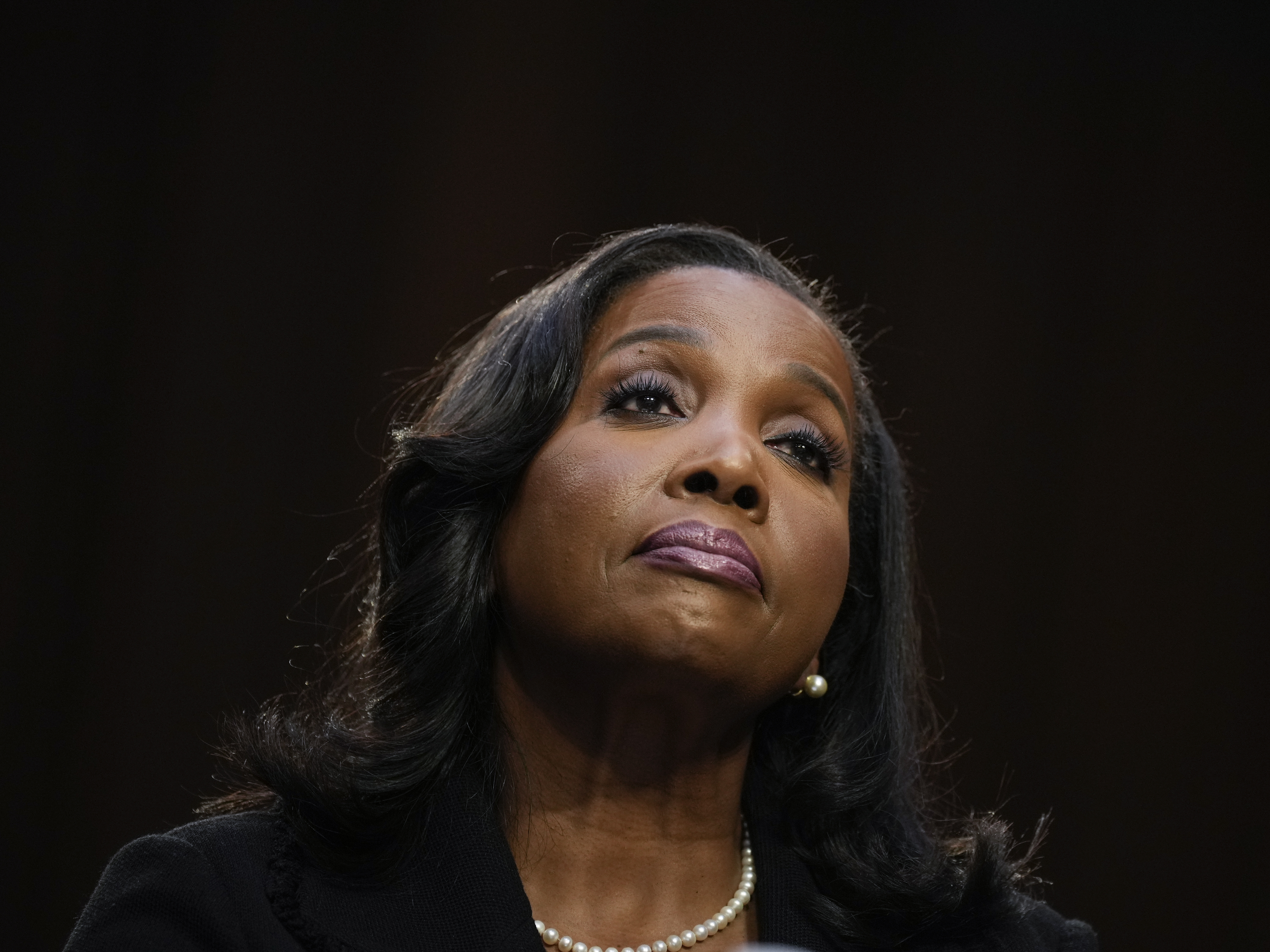 caption: Lisa Cook is the first Black woman to serve on the Federal Reserve's governing board in the central bank's history. Cook became a target for President Trump, after a Trump ally accused Cook of making false statements on a mortgage application. Cook has denied any wrongdoing.