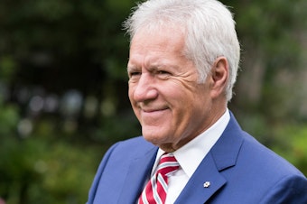 Alex Trebek attends the 150th anniversary of Canada's Confederation at the Official Residence of Canada on June 30, 2017 in Los Angeles.