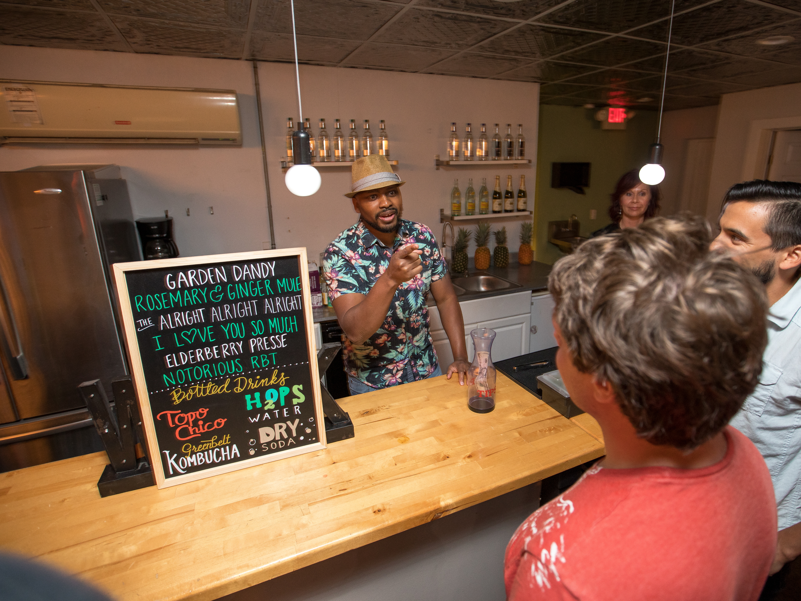 caption: Chris Marshall has organized pop-up Sans Bars in New York, Washington, D.C., and Anchorage, Alaska. And he has expanded into permanent spaces in Kansas City, Mo., and western Massachusetts.