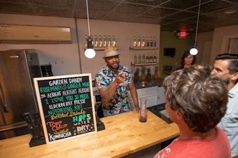 caption: Chris Marshall has organized pop-up Sans Bars in New York, Washington, D.C., and Anchorage, Alaska. And he has expanded into permanent spaces in Kansas City, Mo., and western Massachusetts.