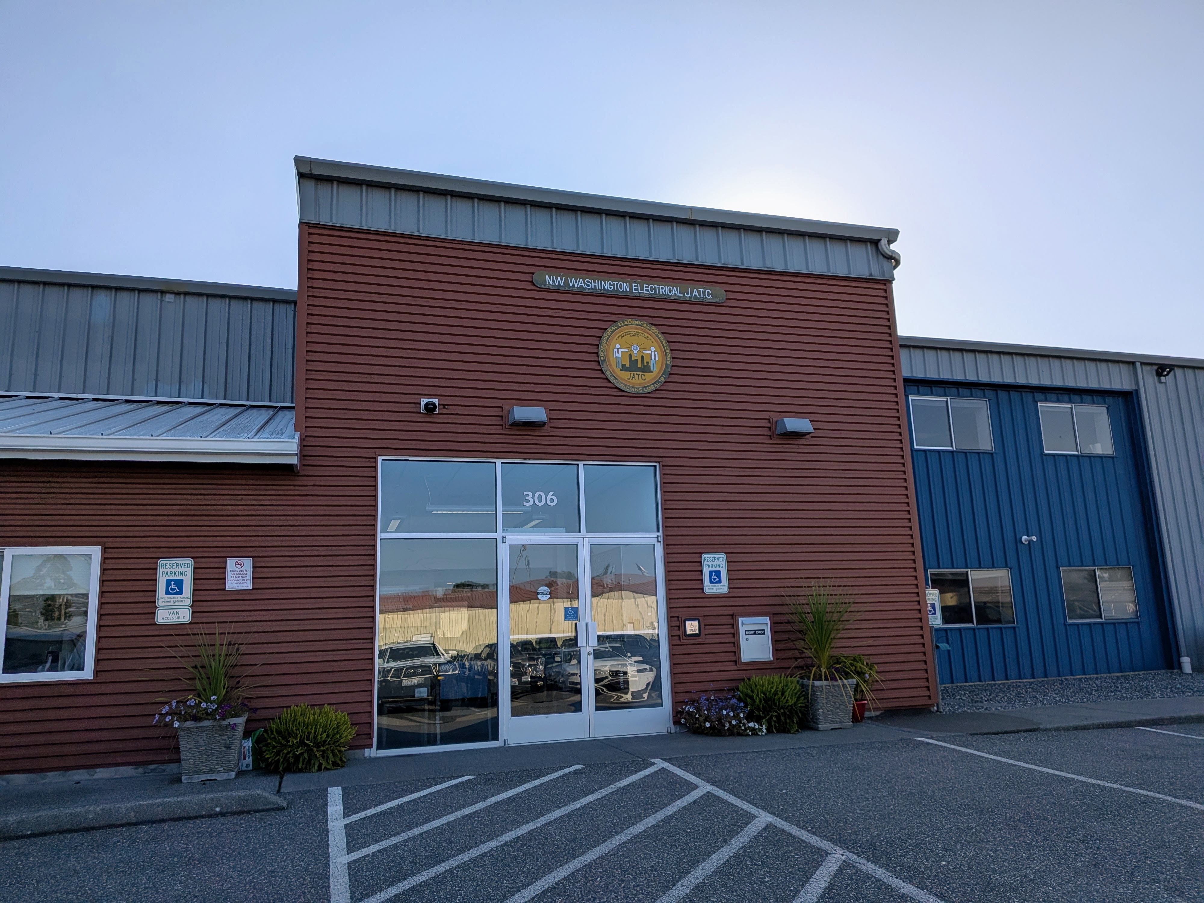 caption: The Northwest Washington Electrical Industry Joint Apprenticeship and Training Alliance school in Mount Vernon, Washington.