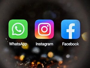caption: A Russian court has declared Meta, the parent company of Facebook, Instagram and WhatsApp, an extremist organization. WhatsApp is excluded from the ruling, however.