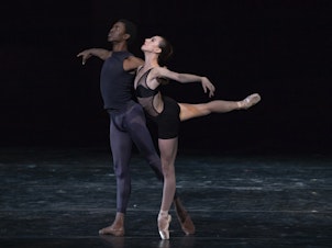 caption: Calvin Royal III and Isabella Boylston perform "This Bitter Earth" at the 2018 Vail Dance Festival.
