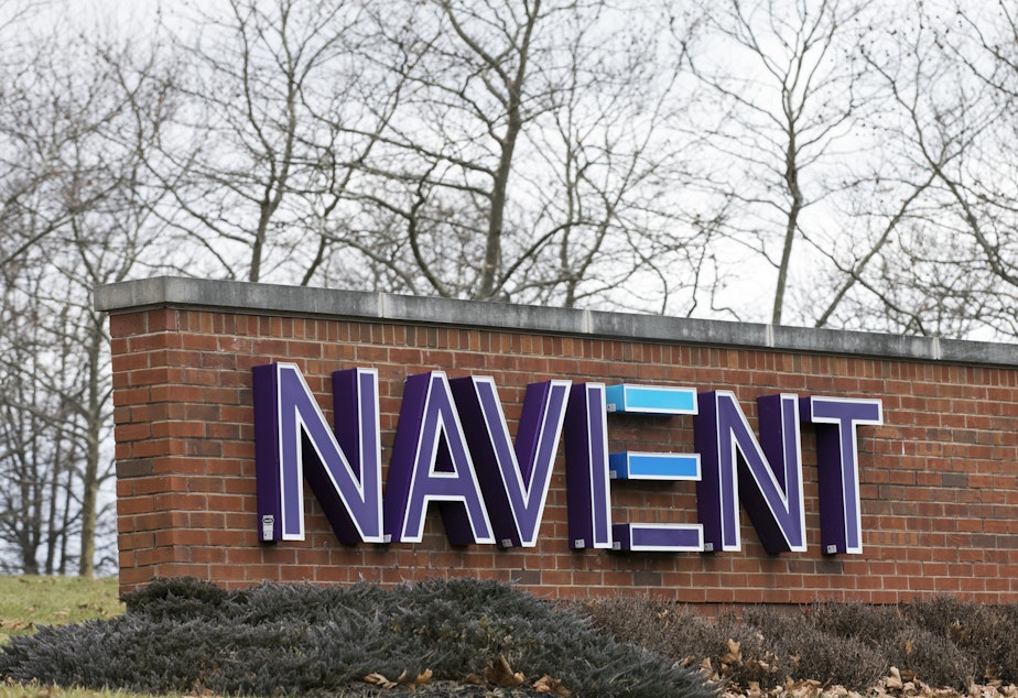 caption: As part of the settlement, the loan servicing company Navient agreed to pay $95 million for states to offer affected borrowers some reimbursement — roughly $260 each to 350,000 borrowers.
