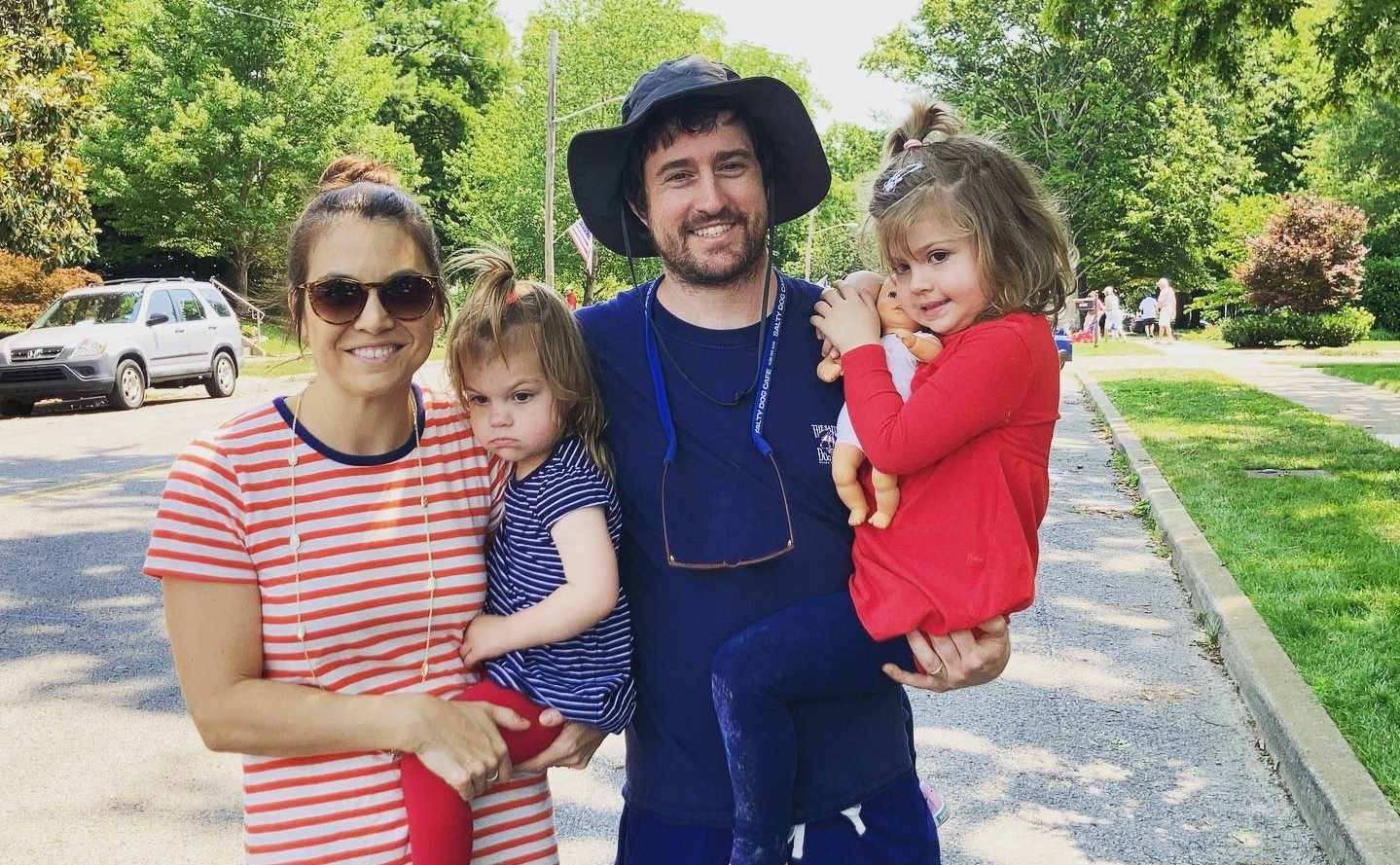 caption: From left to right, Maggie Sandwith, Caroline Sandwith, Pierce Sandwith, and Louise Sandwith. (Courtesy of Maggie Sandwith)