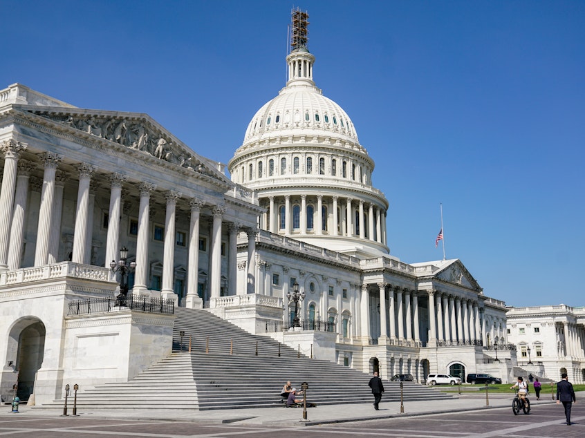 caption: The Senate voted with a wide bipartisan margin to approve a foreign aid package despite signs from Speaker Mike Johnson, R-La., that the bill will not get a vote in the House.