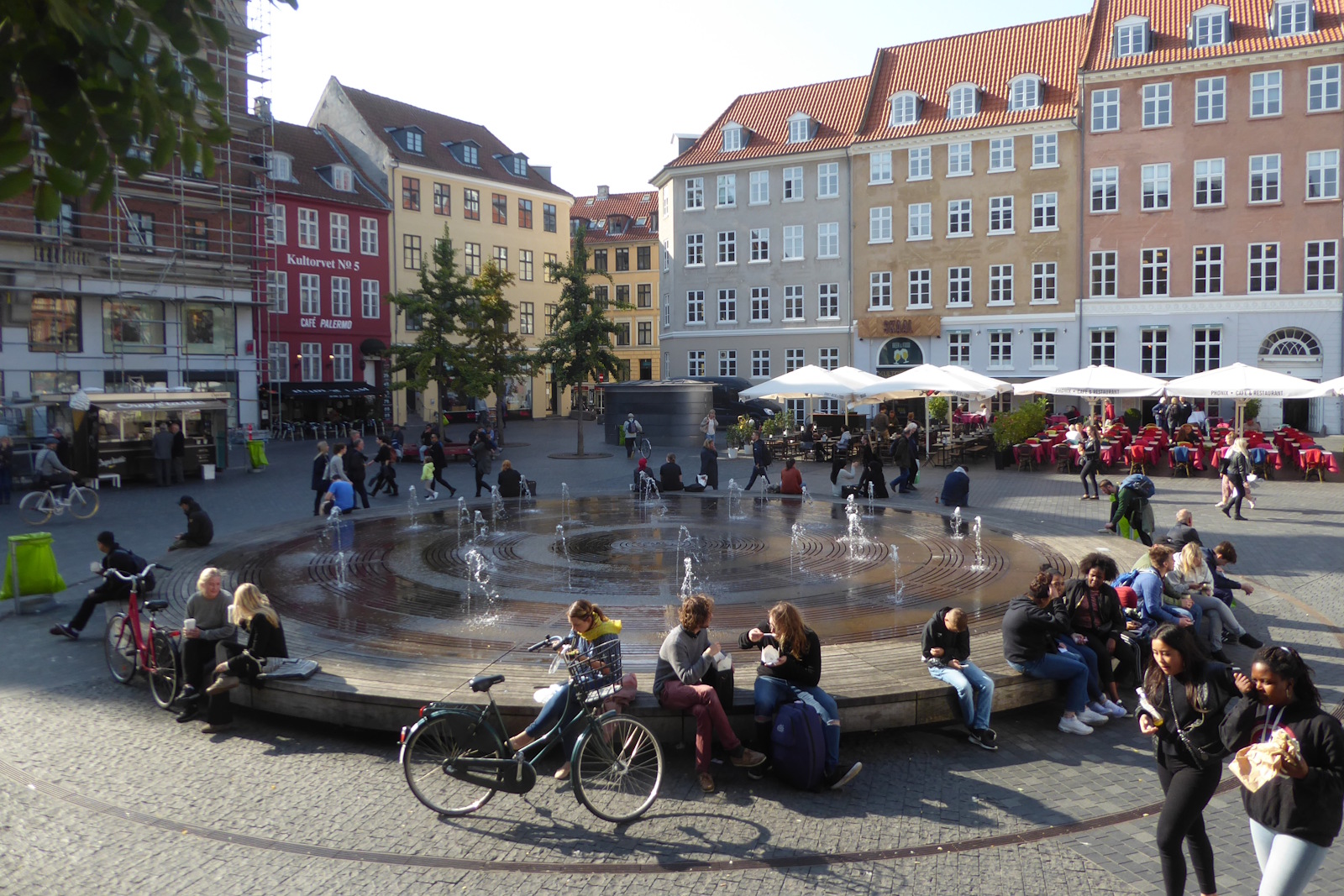 caption: A public square in Copenhagen