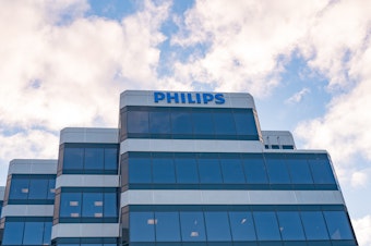caption: The medical device maker Philips has agreed to a $1.1 billion settlement to address claims brought by thousands of people with sleep apnea who say they were injured by the company's CPAP machines.