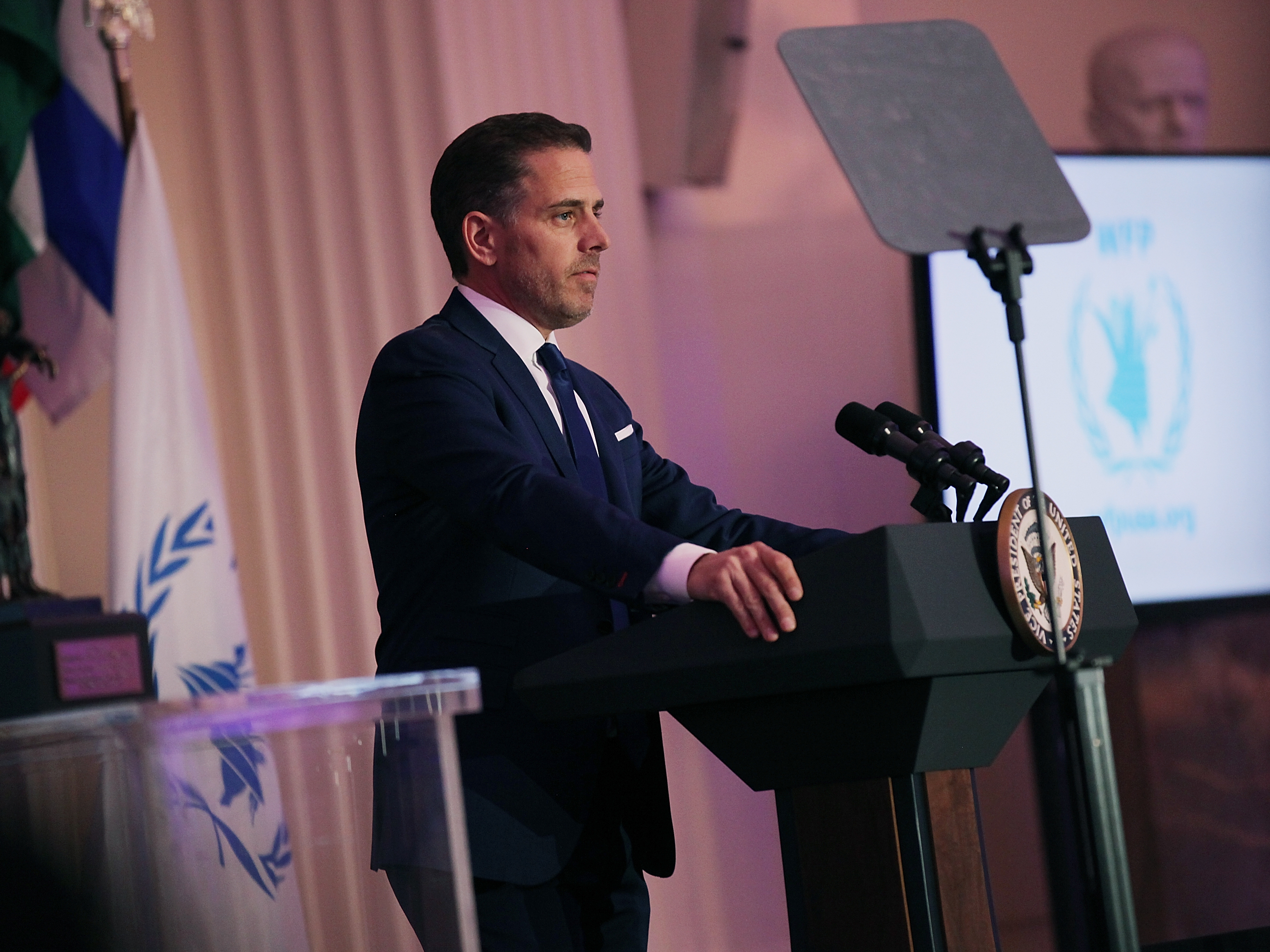 caption: Hunter Biden, pictured in Washington, D.C., in April 2016, told ABC News he doesn't regret serving on the board of Ukrainian gas company Burisma.