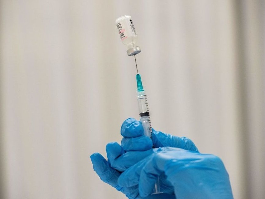 caption: Giving people with organ transplants a third dose of the mRNA vaccines for COVID-19 appears to boost their immunity, according to a new study.
