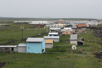 caption: The village of Stebbins on the Norton Sound coast in Western Alaska.