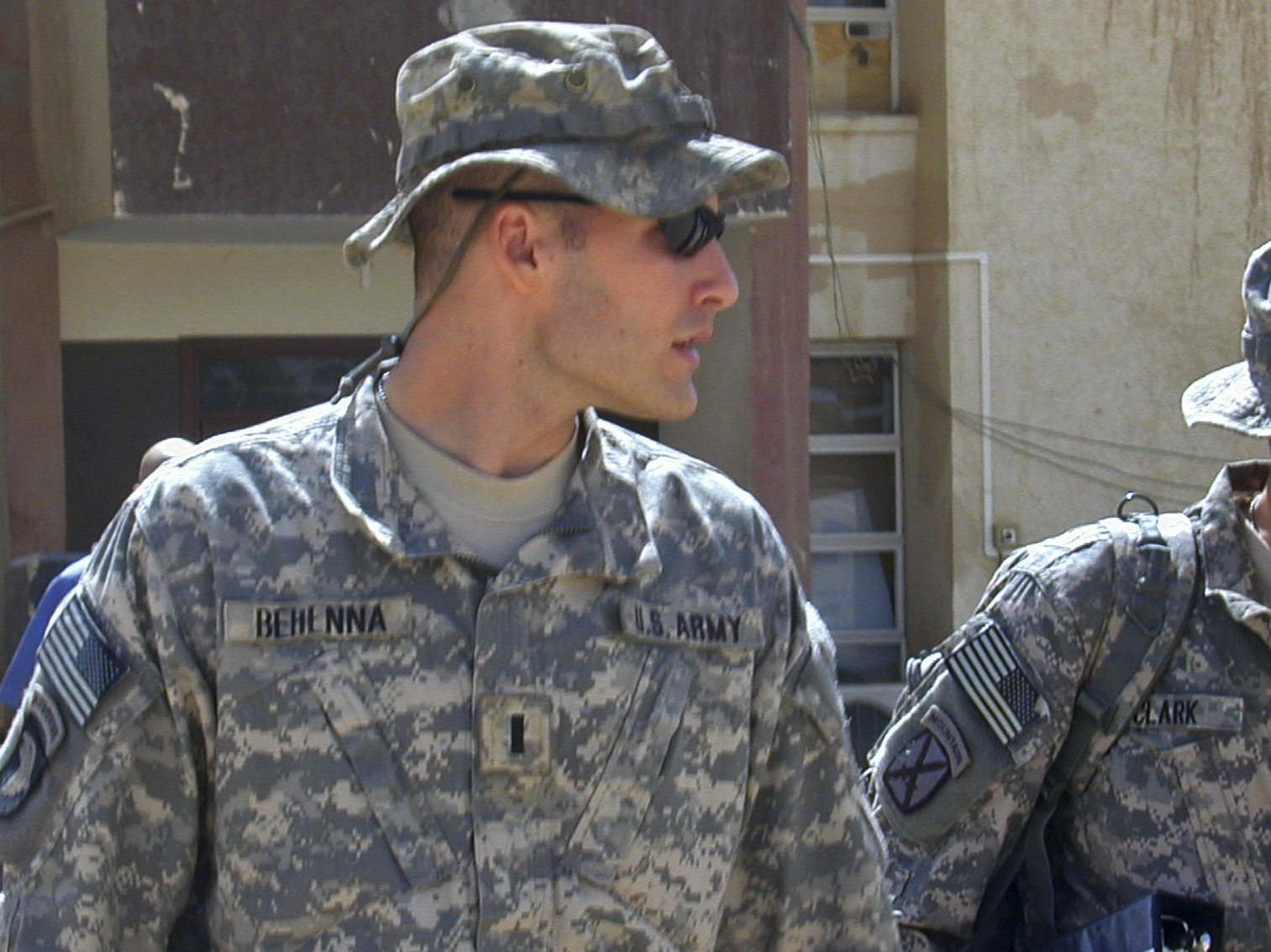 caption: Former 1st Lt. Michael Behenna, seen here in 2008, has received a presidential pardon over the killing of an Iraqi detainee.