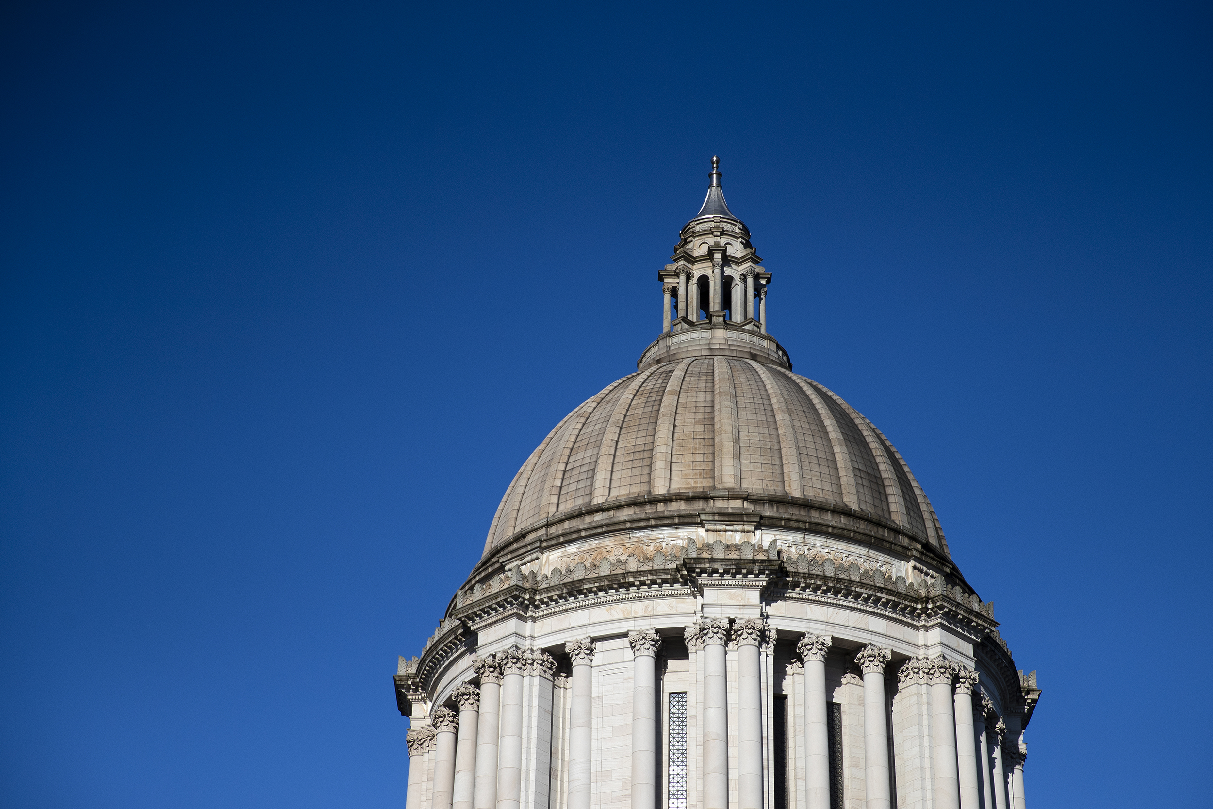 caption: The Washington State Capitol building is shown on Thursday, February 26, 2026, in Olympia. 