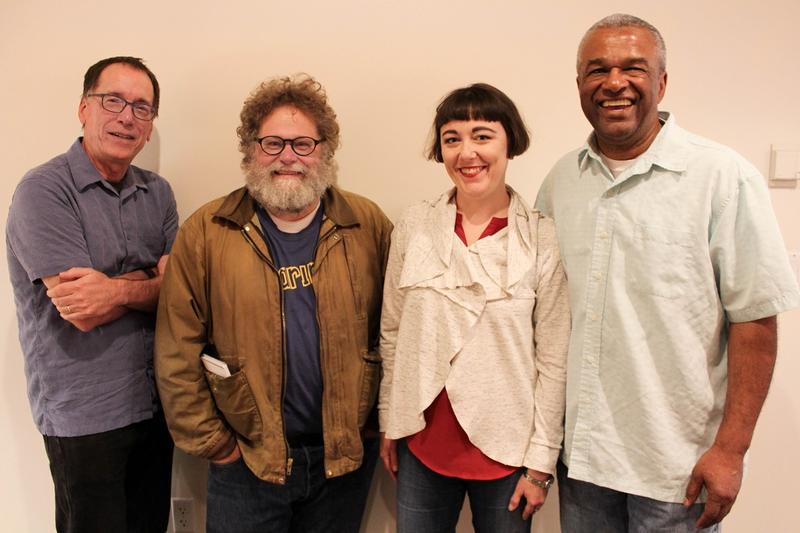 caption: This week in review, featuring: Ross Reynolds, host, Knute Berger and Erica C. Barnett, both writers and Ron Sims, former King County executive.