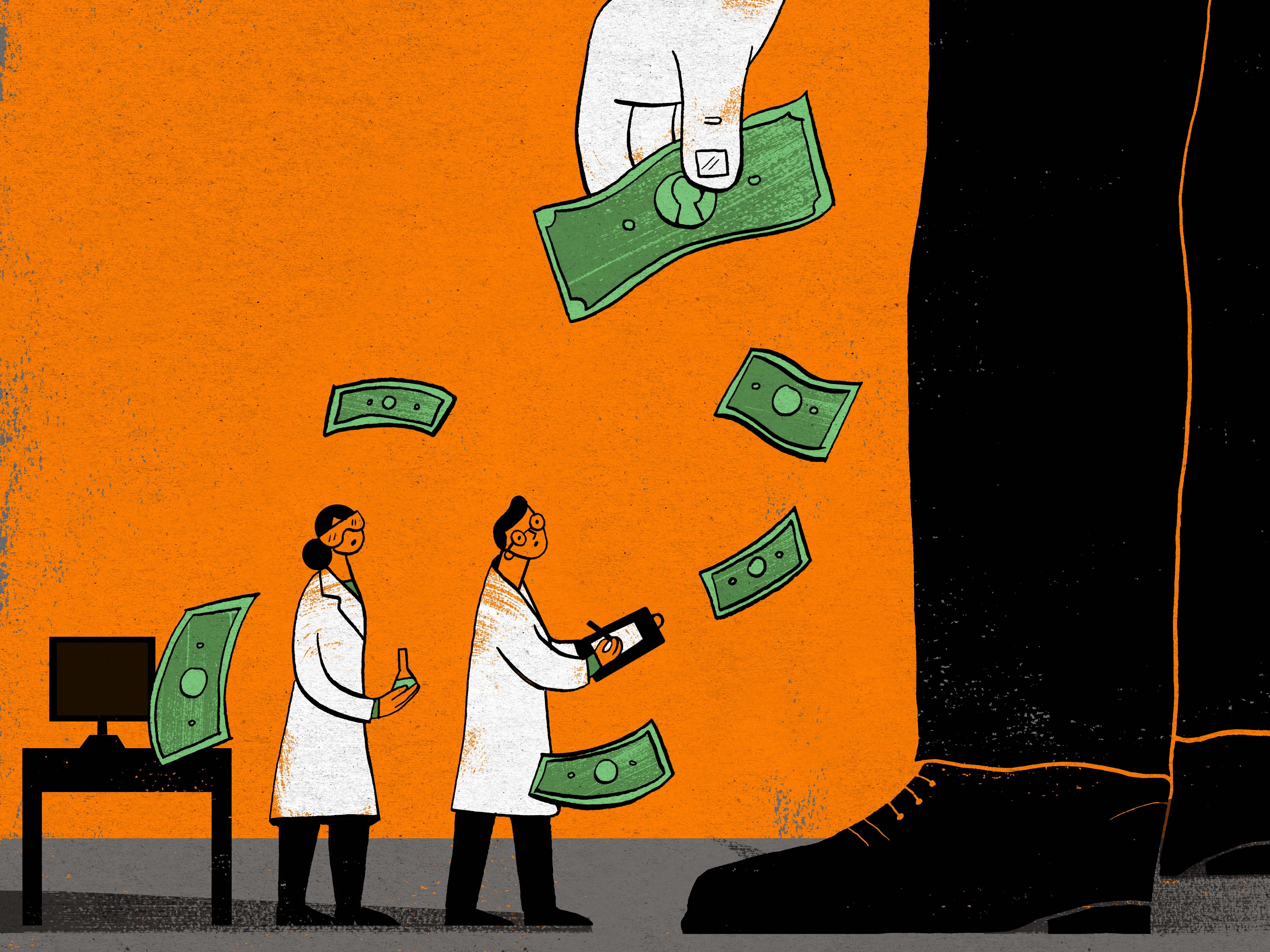 caption: A sizeable share of funding for science comes through philanthropy, which comes under little scrutiny. Jeffrey Epstein used this fact to cultivate scientists and launder his reputation, experts say.