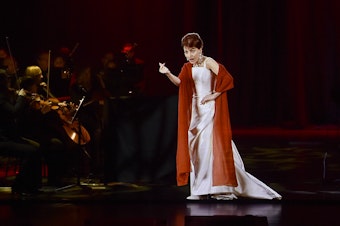 caption: A hologram of the legendary soprano Maria Callas is currently touring North America and Europe.