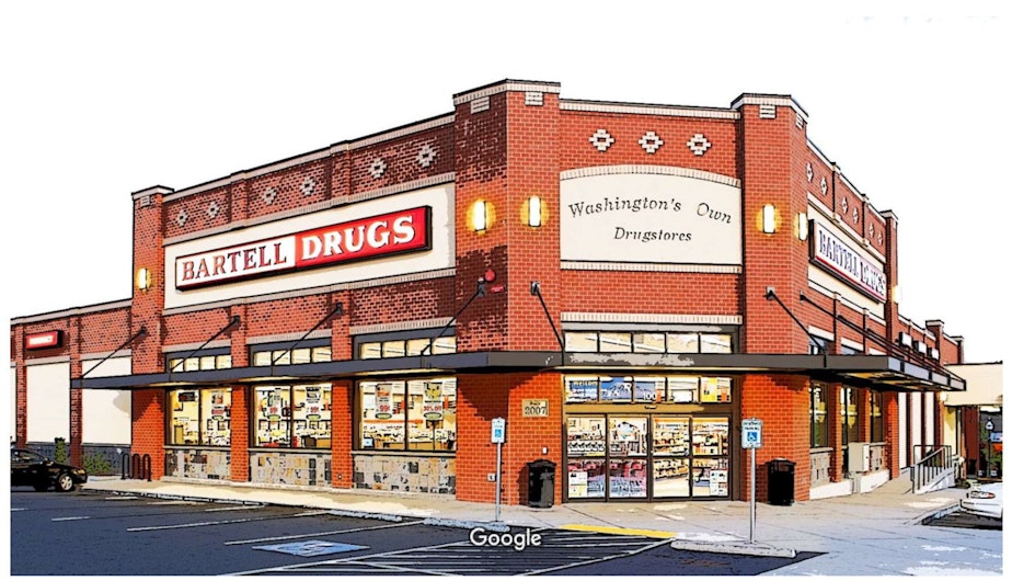 caption: Soon this location of Washington's own drugstores will be no more.